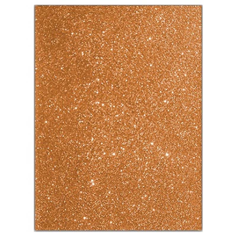 FOAMI ESCARCHADO BRONCE CARTA (20X30CM)