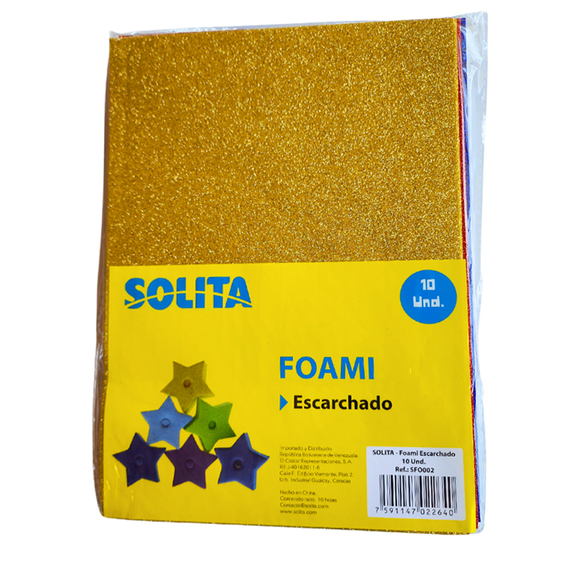 FOAMY ESCARCHADO CARTA (20X30CM)