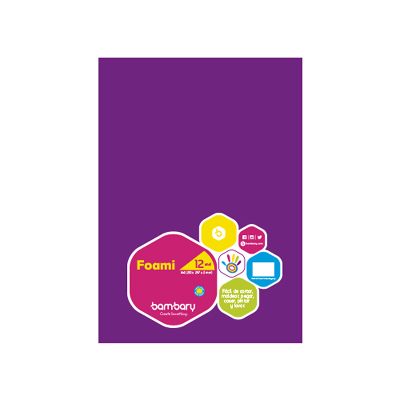 FOAMI LISO MORADO CARTA (20X30CM)