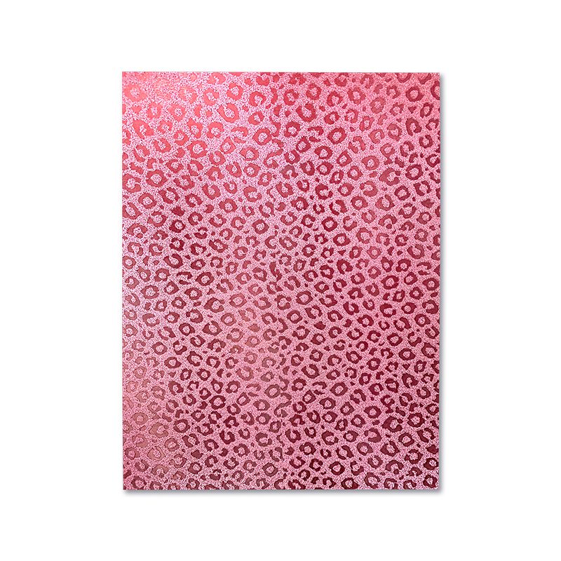 FOAMY ESTAMPADO ROSA HUELLA TIGRE - DOBLECARTA 30x40CM