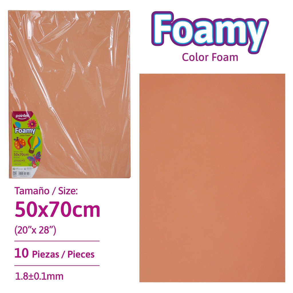FOAMI LISO CARNE MEDIANO (50X70CM)