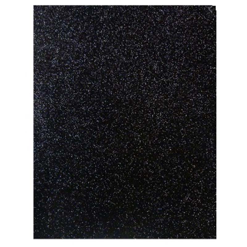 FOAMI ESCARCHADO NEGRO CARTA (20X30CM)