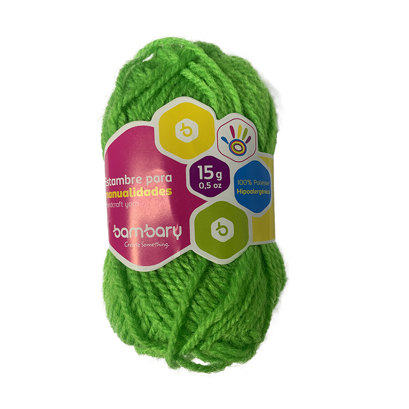 ESTAMBRE PARA MANUALIDADES VERDE - 15G