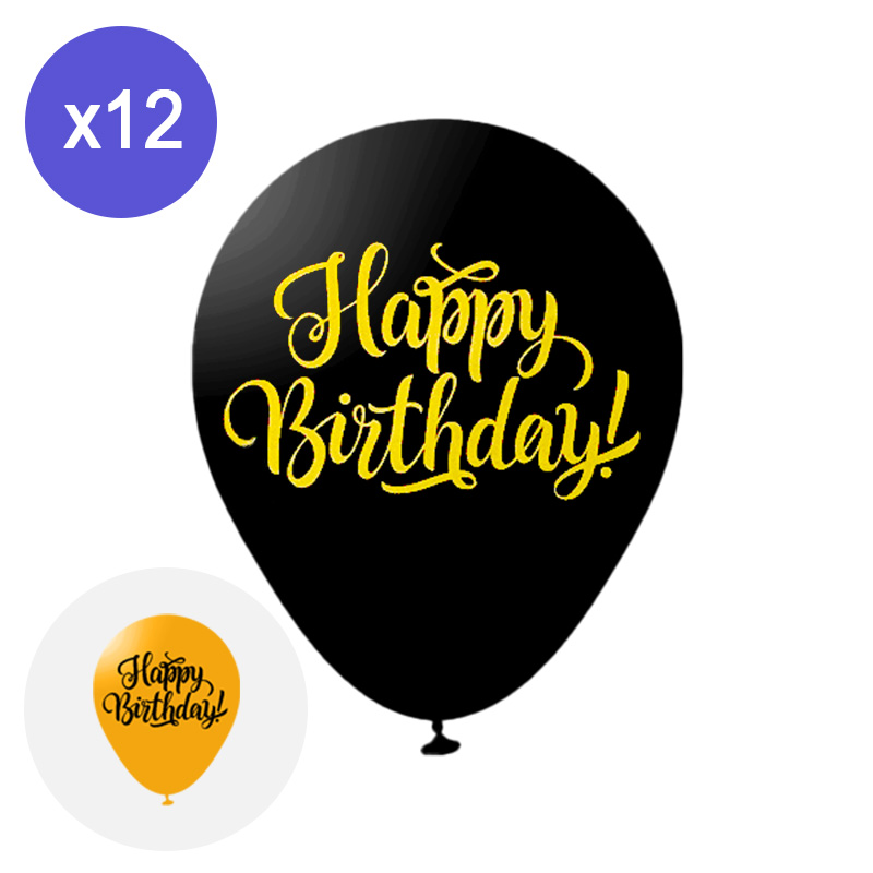 GLOBOS HAPPY BIRTHDAY 