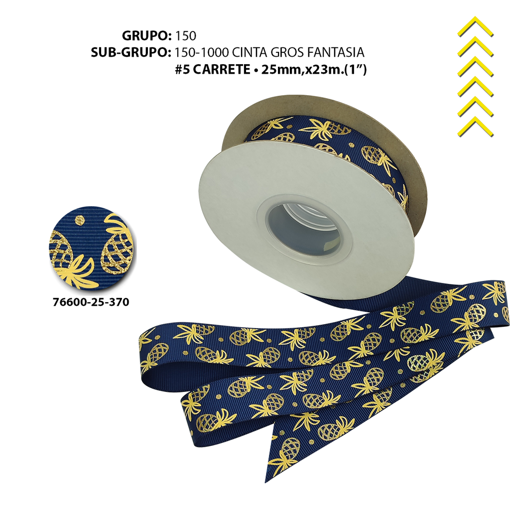 GROSS #5 FANTASIA - PIÑAS DORADO/AZUL