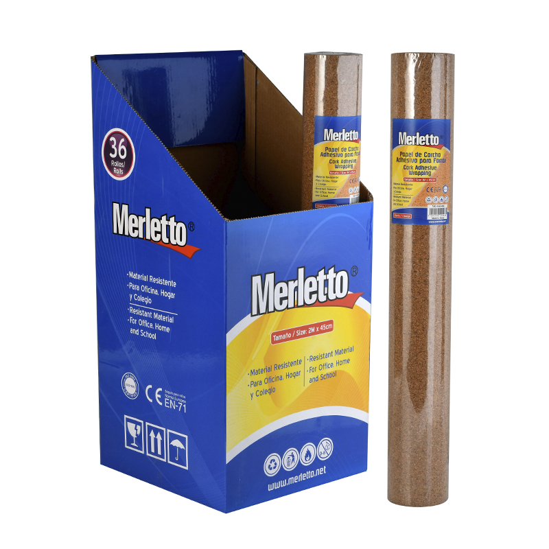 LAMINA DE CORCHO ADHESIVA 1M 