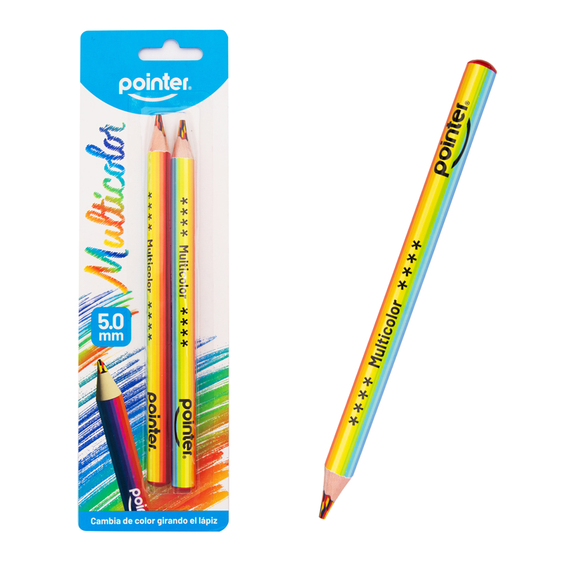 LAPIZ ARCO IRIS JUMBO x 2