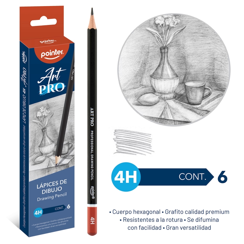 LAPIZ DE DIBUJO 4H 
