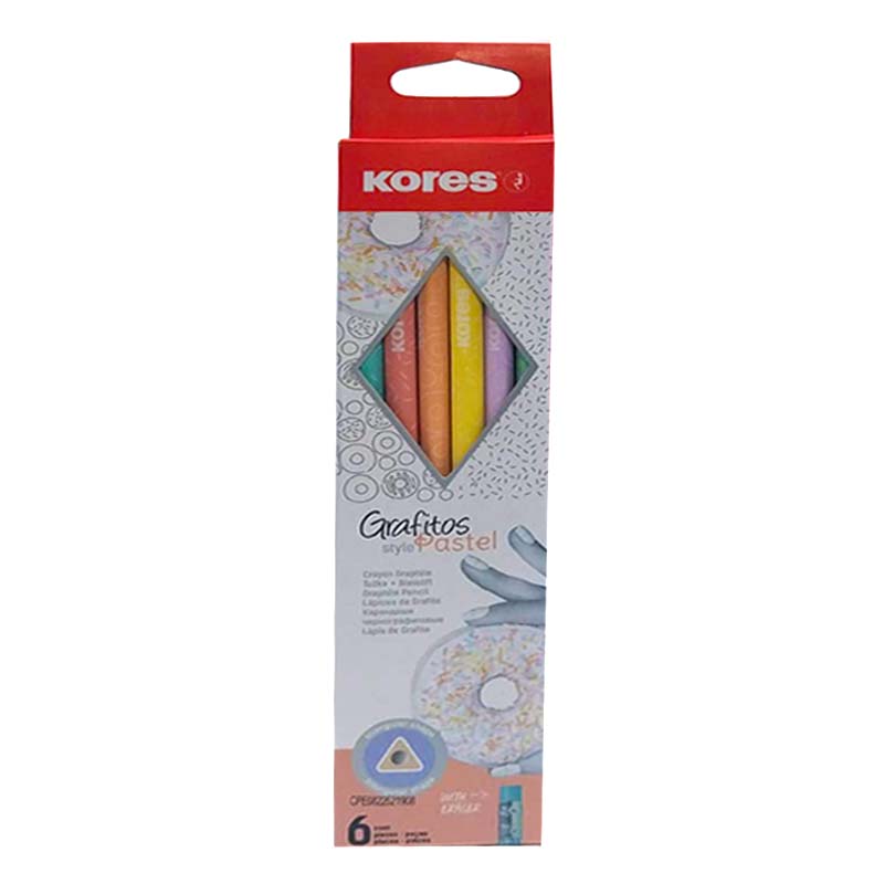 LAPIZ DE GRAFITO PASTEL KORES