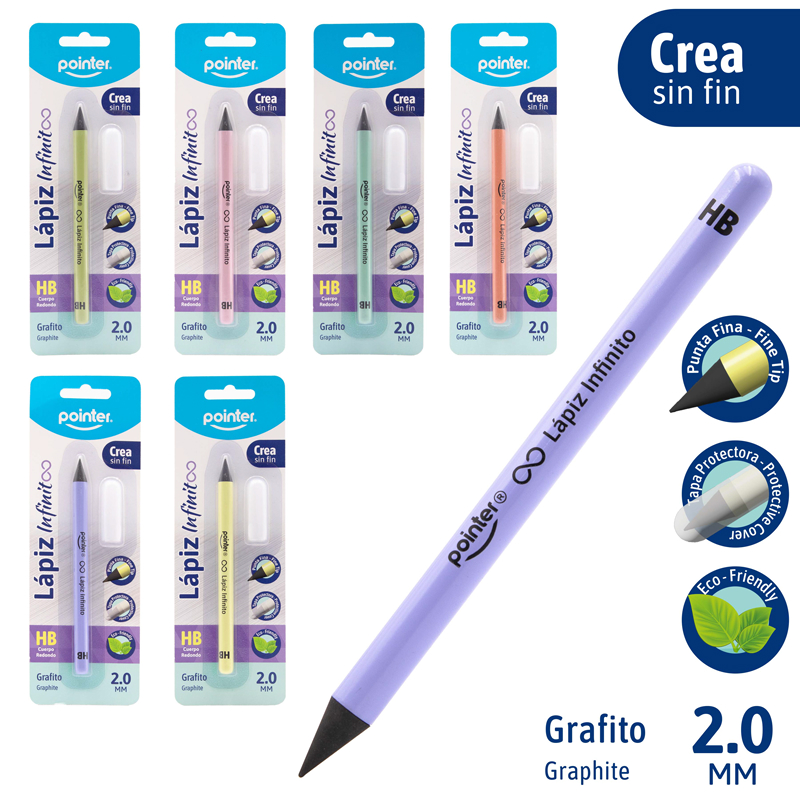 LAPIZ INFINITO HB 2.0MM - CUERPO REDONDO