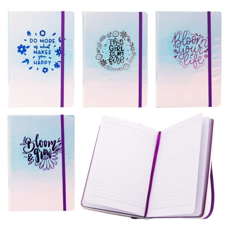 LIBRETA DE APUNTES ENCUADERNADA A5 DISEÑOS TORNASOL - 80 HOJAS BLANCAS