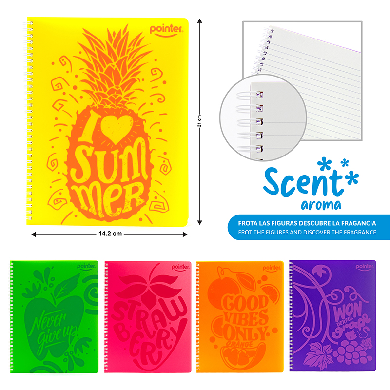 LIBRETA DE APUNTES CON AROMA (A5)