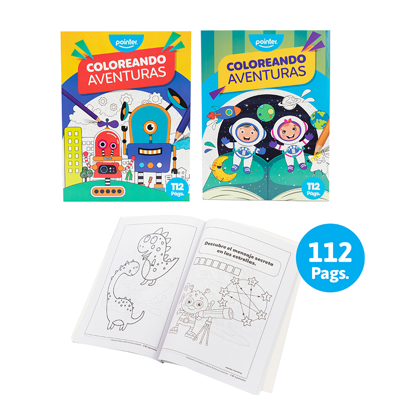 LIBRO PARA COLOREAR x112PAG