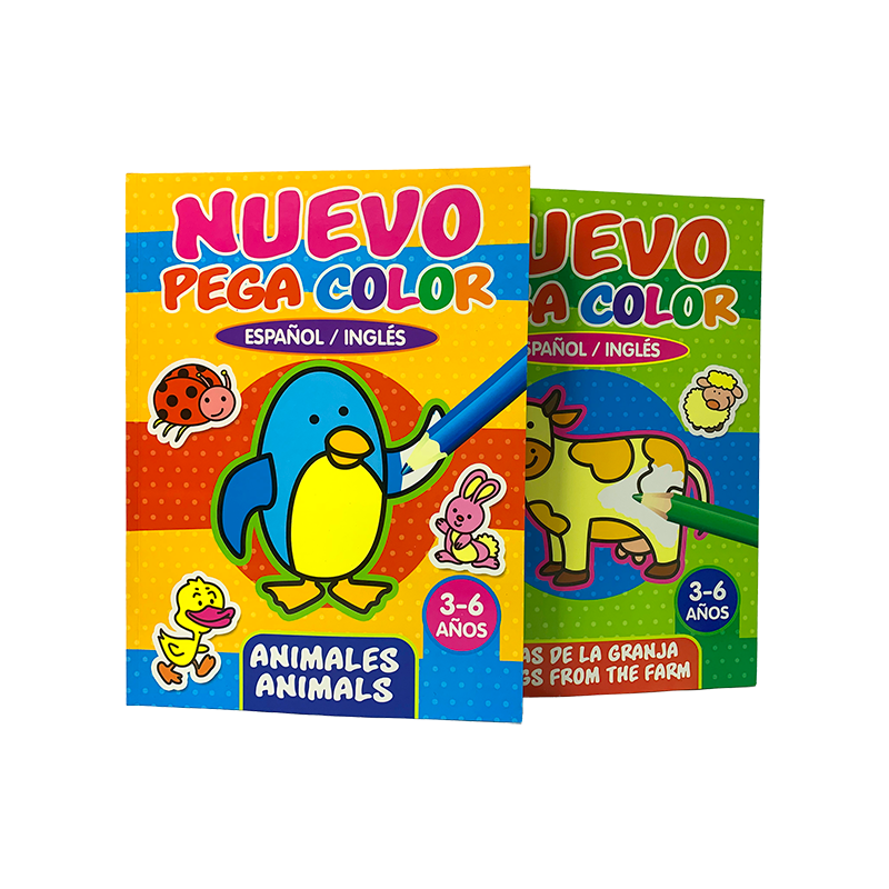 LIBRO PARA COLOREAR NUEVO PEGA COLOR