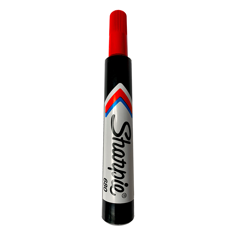 MARCADOR SHARPIE PERMANENTE 680 ROJO X1