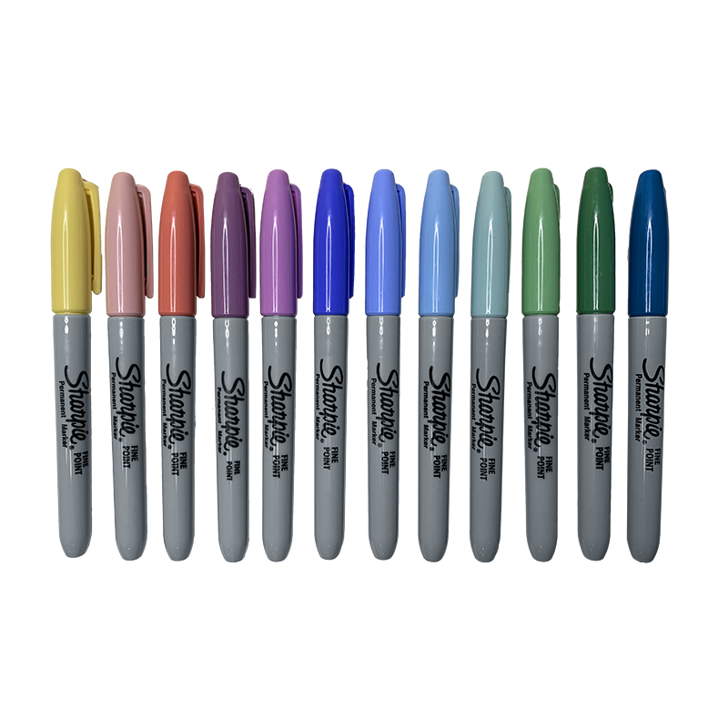 MARCADOR PERMANENTE PUNTA FINA COLORES MISTICOS x1PZ