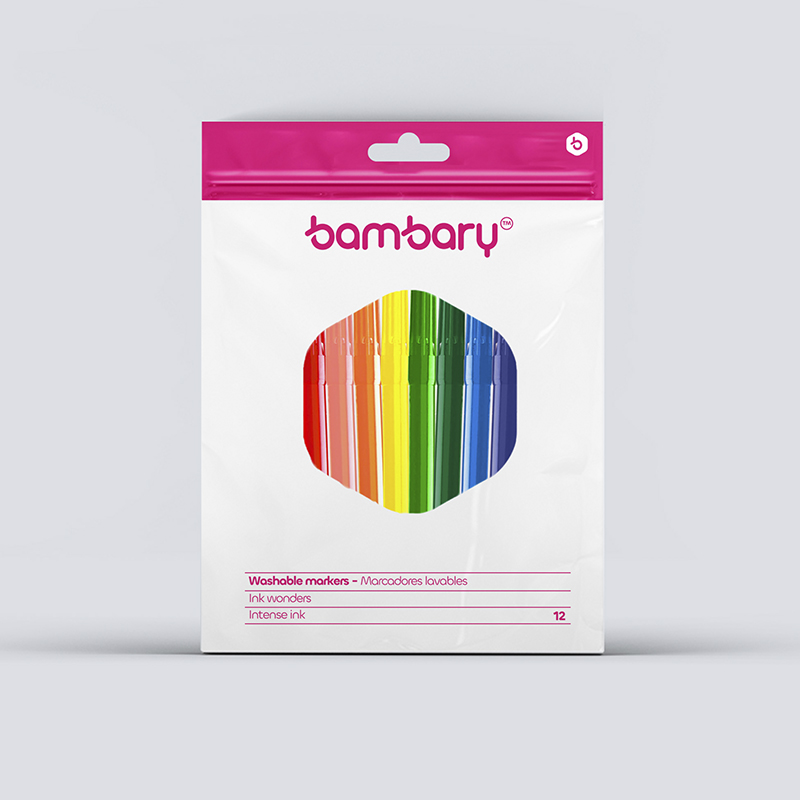 MARCADORES LAVABLES PUNTA FINA x12UND