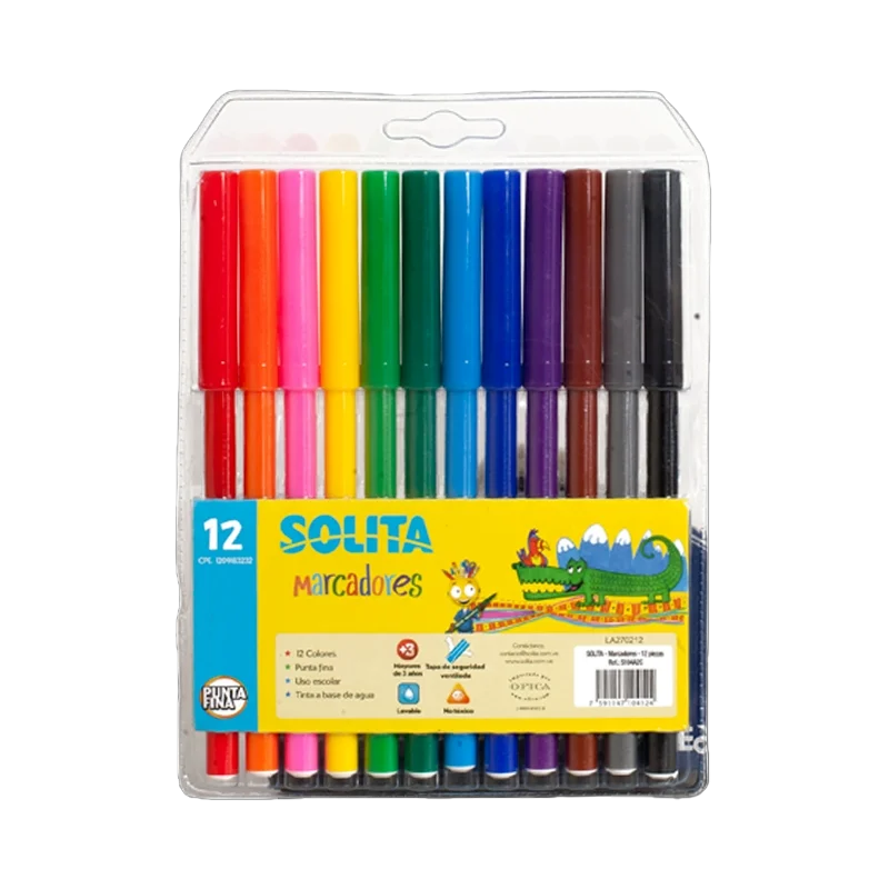 MARCADORES SOLITA X12