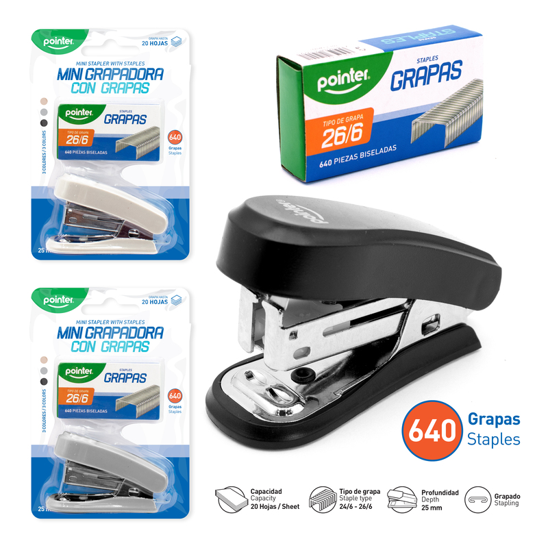 MINI ENGRAPADORA CON GRAPAS