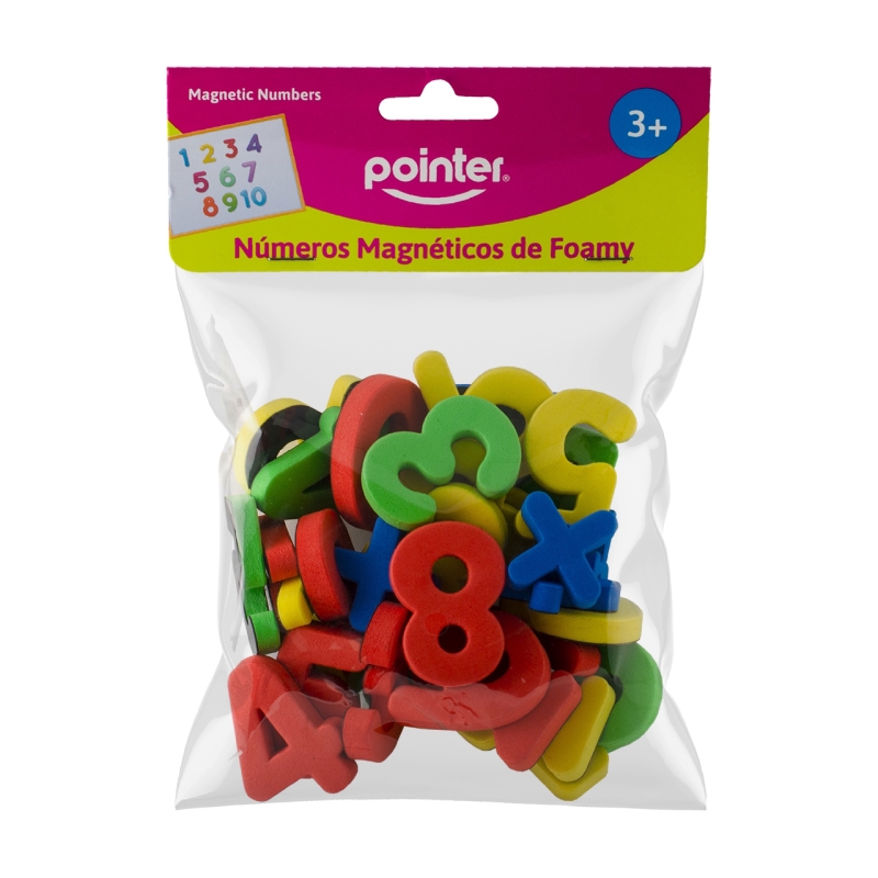NÚMEROS MAGNÉTICOS DE FOAMY