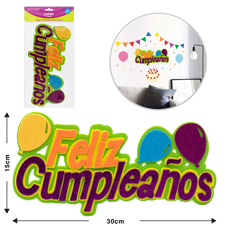 FIGURAS DE FOAMY DECORATIVA x1PZA