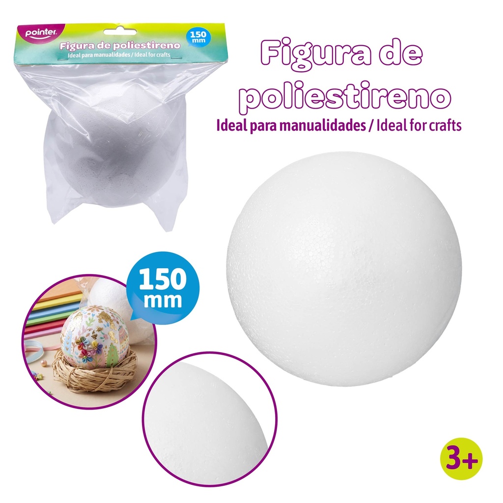 FIGURA DE POLIESTIRENO (ESFERA)