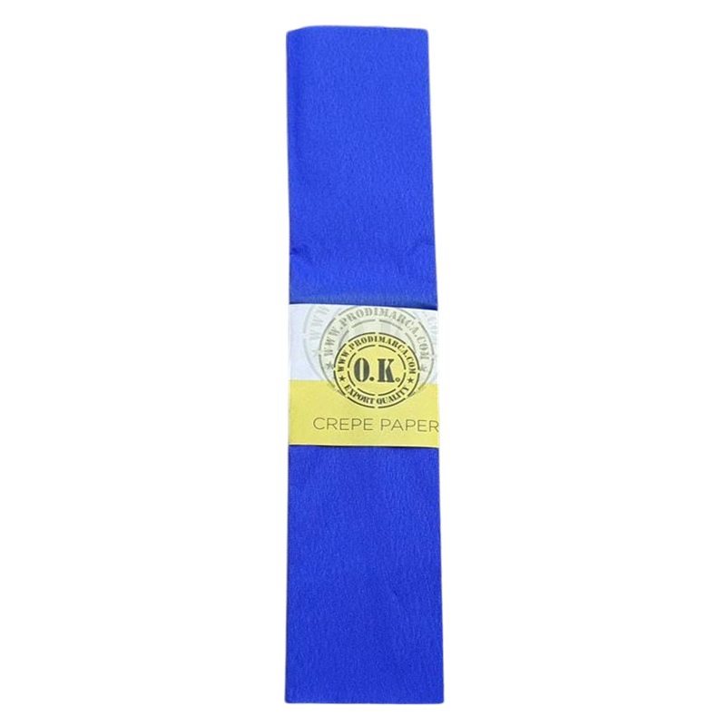 PAPEL CREPE - AZUL BANDERA 50x200CM