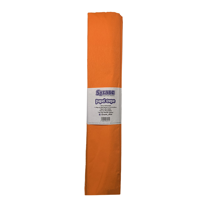 PAPEL CREPE NARANJA 