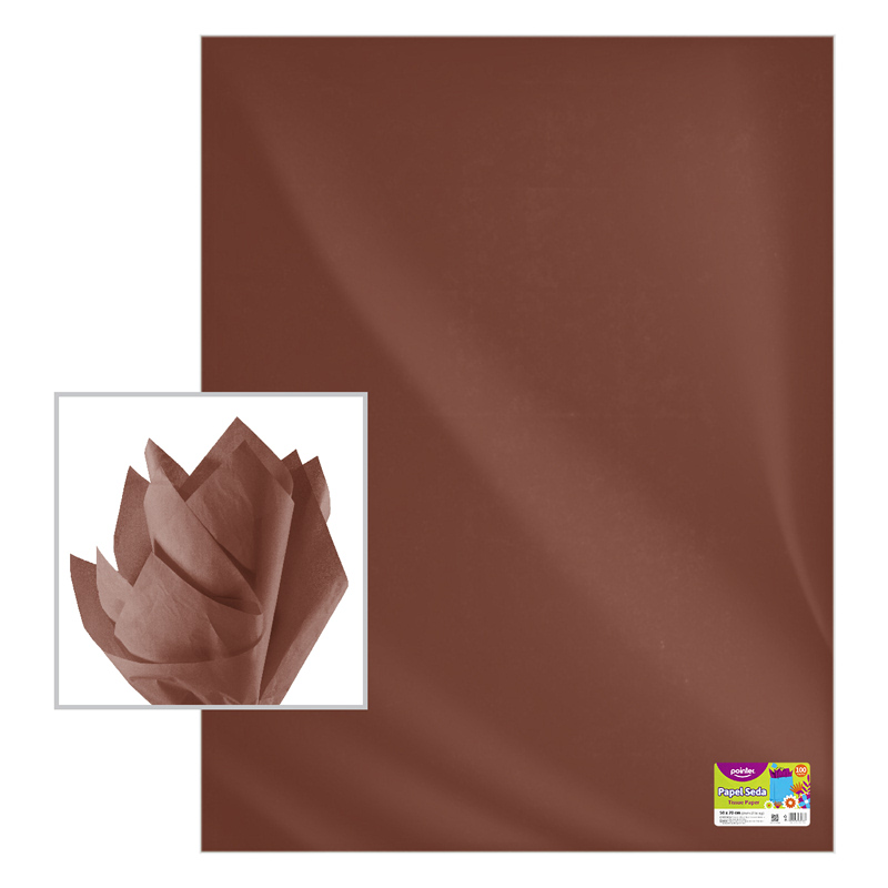 PAPEL SEDA MARRON