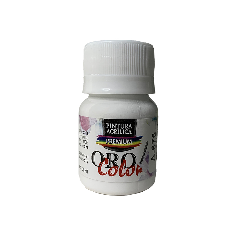 PINTURA ACRILICA PREMIUM BLANCO 30ML