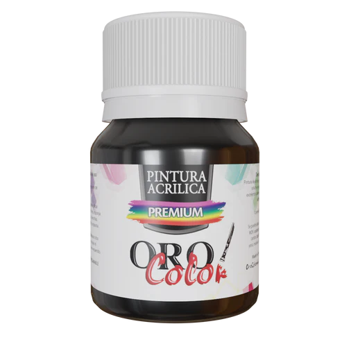 PINTURA ACRILICA PREMIUM NEGRO 30ML