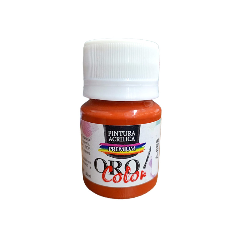 PINTURA ACRILICA PREMIUM ROJO TEJA 30ML