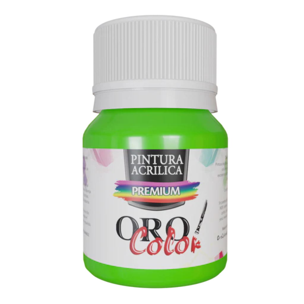 PINTURA ACRILICA PREMIUM VERDE NEON 30CM
