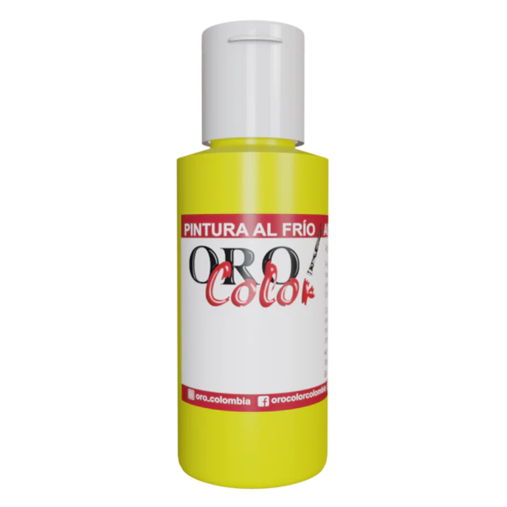 PINTURA AL FRIO AMARILLO FLUORESCENTE 60ML