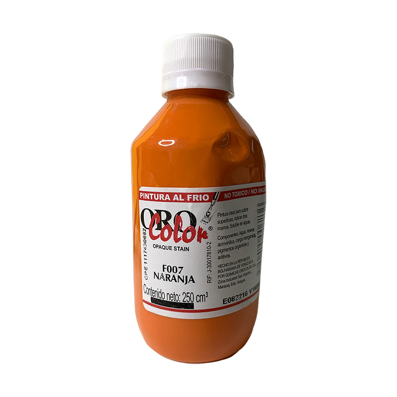 PINTURA AL FRIO NARANJA 250CM
