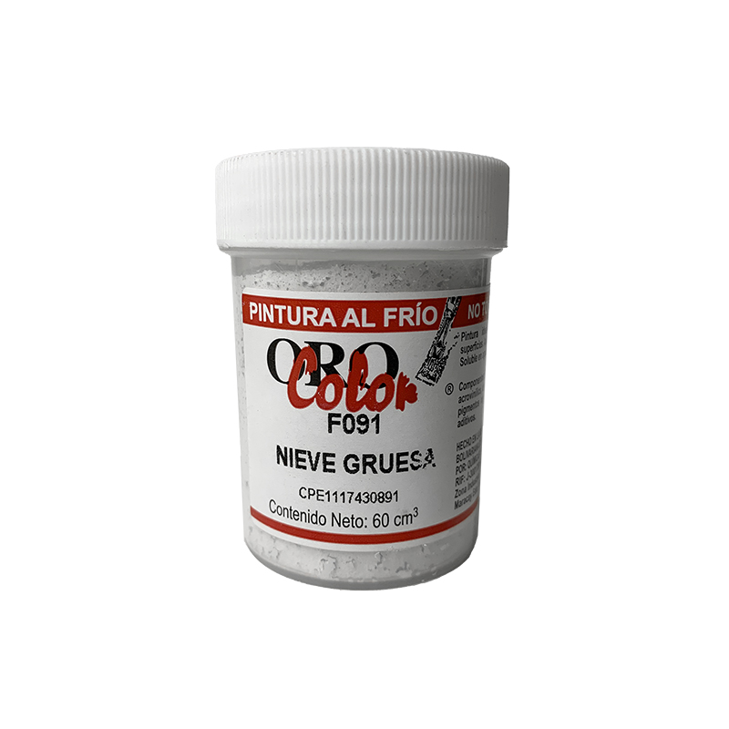 PINTURA AL FRIO NIEVE GRUESA 60ML
