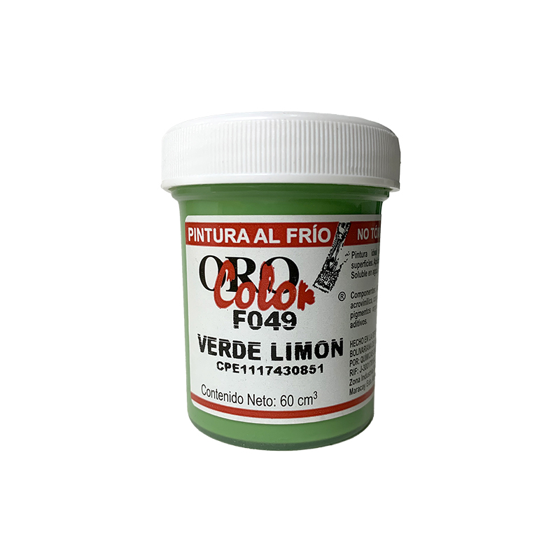 PINTURA AL FRIO VERDE LIMON 60ML 