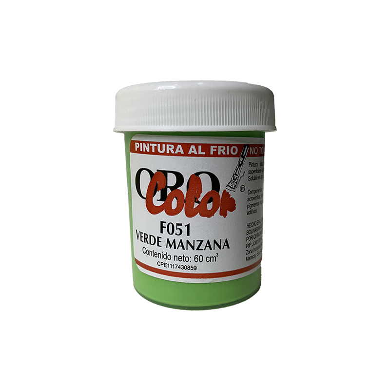 PINTURA AL FRIO VERDE MANZANA 60CM