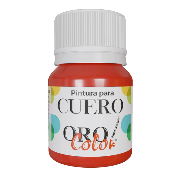 PINTURA PARA CUERO ROJO FUEGO 30ML