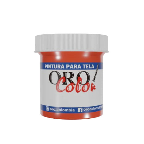 PINTURA TEXTIL NARANJA 30CM