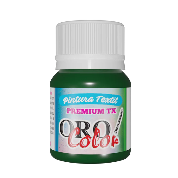 PINTURA TEXTIL PREMIUM VERDE BOTELLA 30ML 