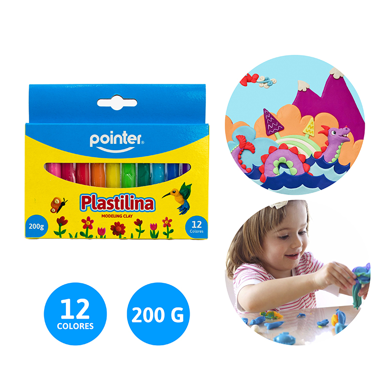 PLASTILINA x12 COLORES