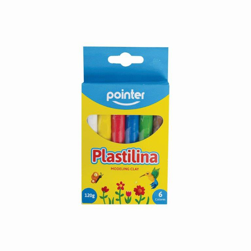 PLASTILINA x 6 COLORES