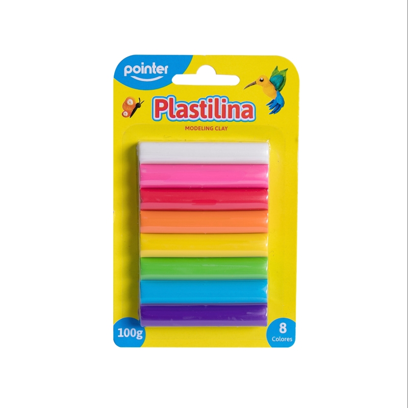PLASTILINA x 8 COLORES