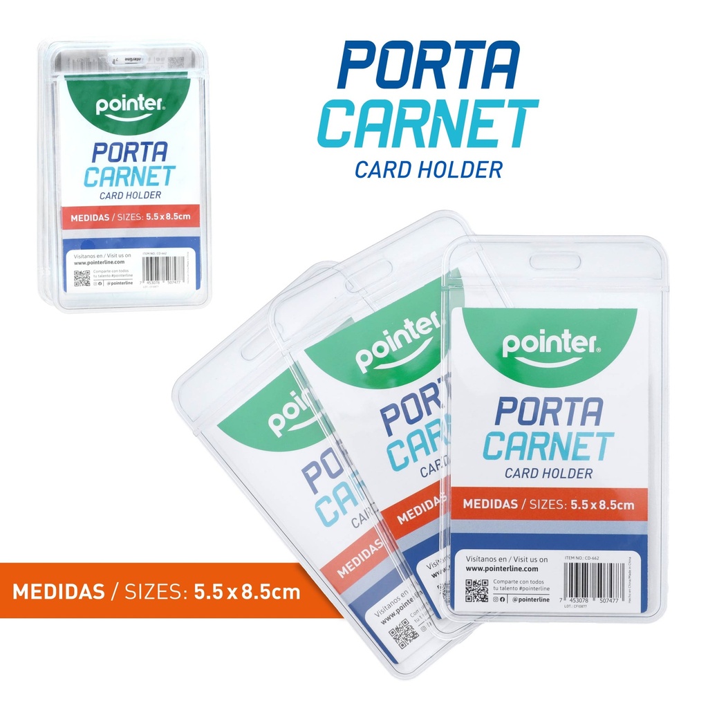 PORTA CARNET VERTICAL