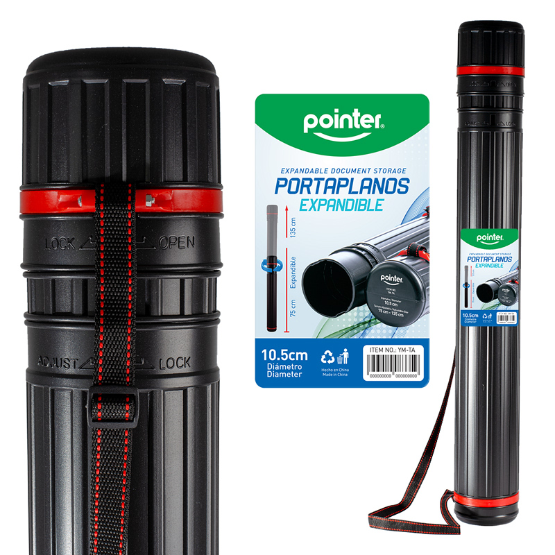 PORTAPLANOS EXTENDIBLE 75CM-135CM (10.5 DIAMETRO)