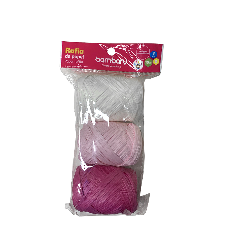 RAFIA DE PAPEL - COLORES CALIDOS