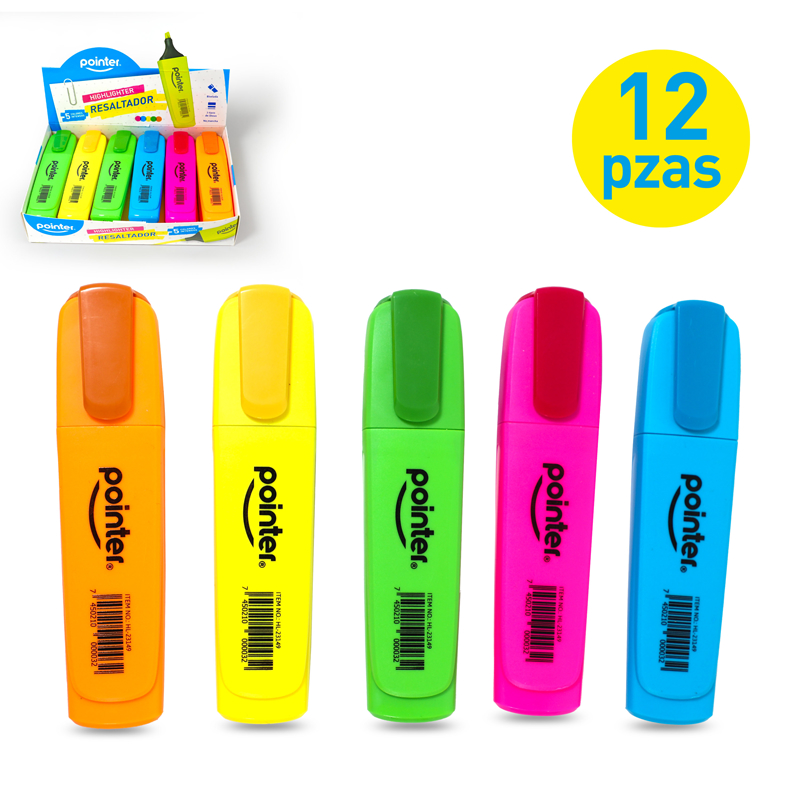 RESALTADOR GRUESO - COLORES SURTIDOS