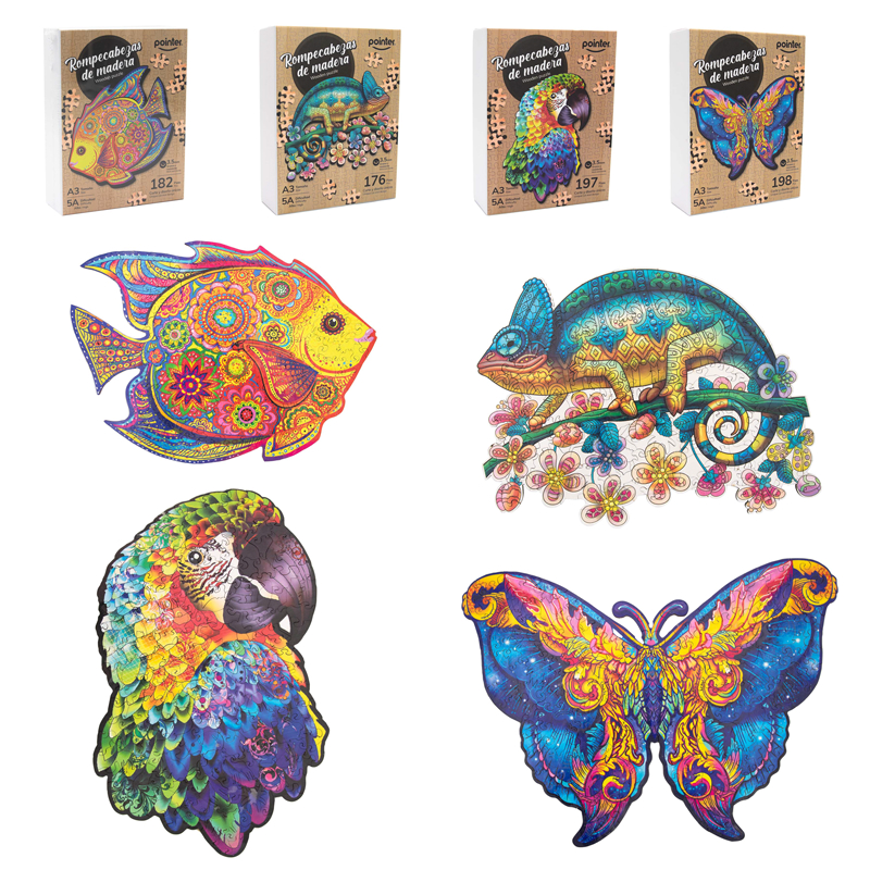 ROMPECABEZAS DE MADERA (MANDALAS)