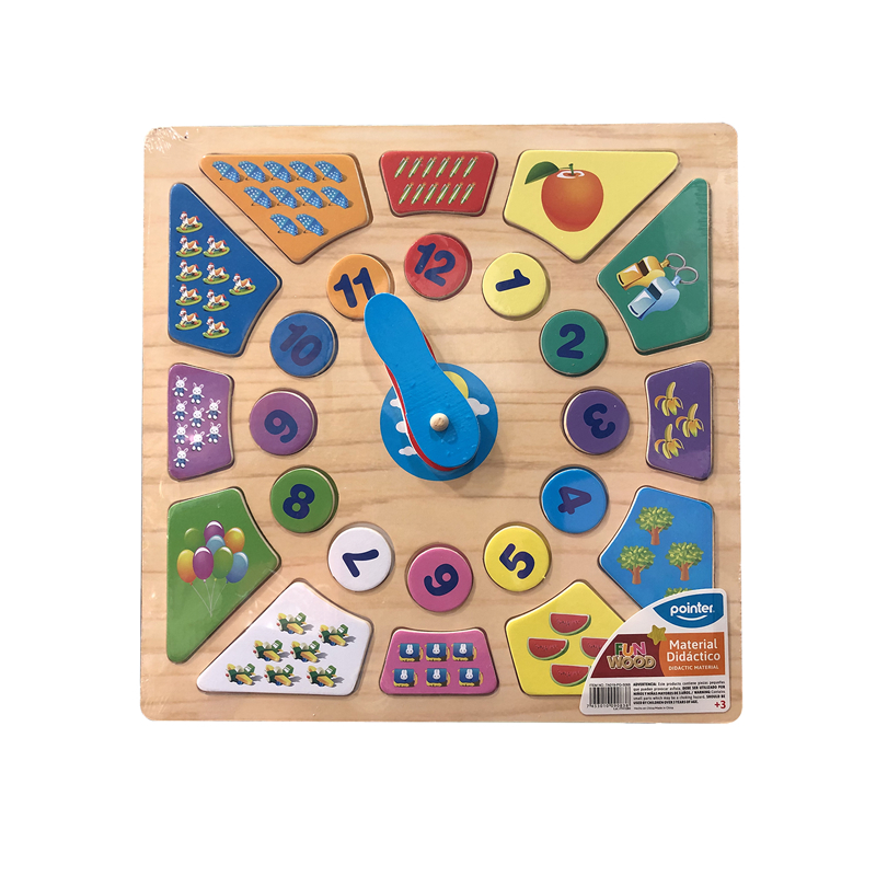 ROMPECABEZAS DIDACTICO (RELOJ)